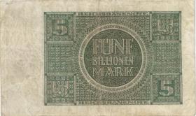 R.138: 5 Billionen Mark 1924 F (3-) 