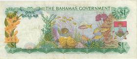 Bahamas P.18b 1 Dollar 1965 (3) 