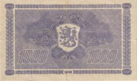 Finnland / Finland P.082 1000 Markkaa 1945 Litt. A (3) 