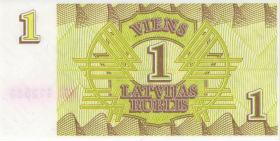 Lettland / Latvia P.35 1 Rubel 1992 (1) 
