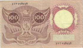 Niederlande / Netherlands P.088 100 Gulden 1953 (3+) 3UT058938 