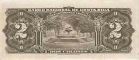 Costa Rica P.203b 2 Colones 7.12.1949 (1) 