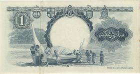 Malaya & British Borneo P.08A 1 Dollar 1959 (2) 