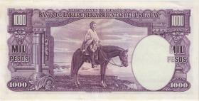 Uruguay P.041c 1000 Pesos 1939 (1967) (3/2) 