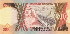 Uganda P.32b 200 Shillings 1998 (1) 