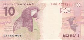 Brasilien / Brazil P.254e 10 Reais 2010 (2023) (1) 