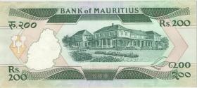 Mauritius P.39b 200 Rupien (1985) (2) 