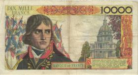 Frankreich / France P.136a 10.000 Francs 1956 (3-) 