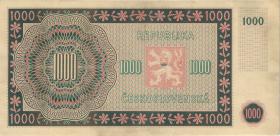 Tschechoslowakei / Czechoslovakia P.074c 1000 Kronen 1945 (2) 