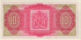 Bermuda P.19c 10 Shillings 1966 W/1 (1) low number 