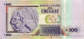 Uruguay P.076a 100 Pesos Uruguayos 1994 (3) 