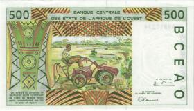 West-Afr.Staaten/West African States P.710Kf 500 Francs 1996 (2) 