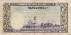 Laos P.07 500 Kip (1957) (3/4) 