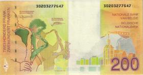 Belgien / Belgium P.148 200 Francs (1995) (2) 
