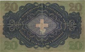 Schweiz / Switzerland P.39ba 20 Franken 1929 (4) 