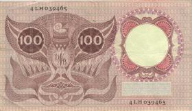 Niederlande / Netherlands P.088 100 Gulden 1953 (3+) 4CH039465 