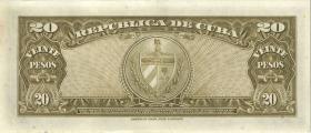 Kuba / Cuba P.080c 20 Pesos 1960 (1) 