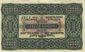 Ungarn / Hungary P.077c 10.000 Kronen 1923 (3+) 