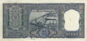 Indien / India P.062b 100 Rupien (1962-67) (2) 