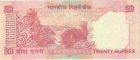 Indien / India P.096h 20 Rupie 2009 E (1) 