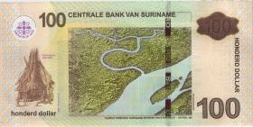 Surinam / Suriname P.166c 100 Dollar 2016 (1) 
