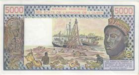 West-Afr.Staaten/West African States P.108An 5.000 Francs 1985 Elfenbeinküste (1) 