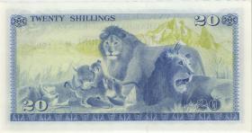 Kenia / Kenya P.13a 20 Shillings 1974 (1) 