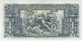 Uruguay P.036b 5 Pesos 1939 Serie C (1) 