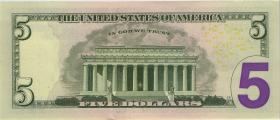 USA / United States P.550 5 Dollars 2021 (1) 