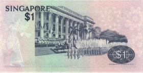 Singapur / Singapore P.09a 1 Dollar (1976) (1) 