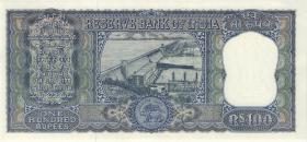 Indien / India P.062a 100 Rupien (ca. 1962-67) (1) 