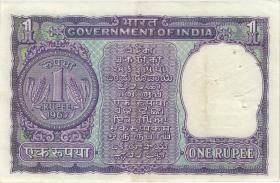 Indien / India P.077b 1 Rupie 1967  (2) 