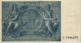 R.182b: 100 Reichsmark 1945 Schörner (3+) 