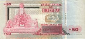 Uruguay P.075a 50 Pesos Uruguayos 1994 (3) 