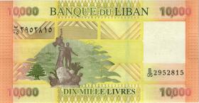 Libanon / Lebanon P.92b 10.000 Livres 2014 (1) 
