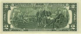 USA / United States P.516ar 2 Dollars 2003 E* Ersatznote /replacement (1) 