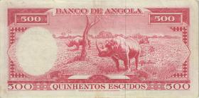 Angola P.097 500 Escudos 1970 (3+) 