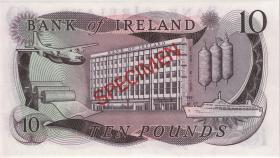 Nordirland / Northern Ireland P.063bs 10 Pounds (1977) (1) Specimen 