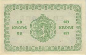Norwegen / Norway P.13a 1 Krone 1917 (1/1-) 