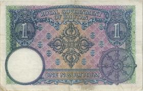 Bhutan P.01 1 Ngultrum (1974) (3+) 