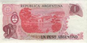 Argentinien / Argentina P.311 1 Peso Argentinos (1983-85) U.1 (1) 