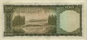 Türkei / Turkey P.167 100 Lira 1930 (3+) 