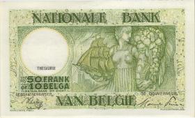 Belgisch-Kongo / Belgian Congo P.106 50 Francs = 10 Belgas 11.1.1945 (1) 