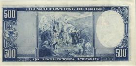 Chile P.115 500 Pesos = 50 Condores o.J. (2) 