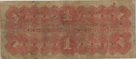 Guatemala P.S153a 1 Peso 1920 (3/4) 