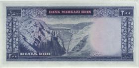 Iran P.087b 200 Rials (1971-73) (1) 