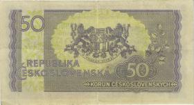 Tschechoslowakei / Czechoslovakia P.062a 50 Kronen (1945) (3+) 