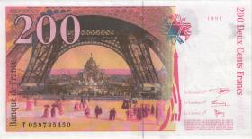 Frankreich / France P.159b 200 Francs 1997 (2+) 