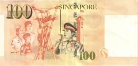 Singapur / Singapore P.42 100 Dollars (1999) (2) 