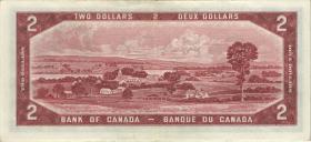 Canada P.067b 2 Dollars 1945 "Devils Face" (2) 